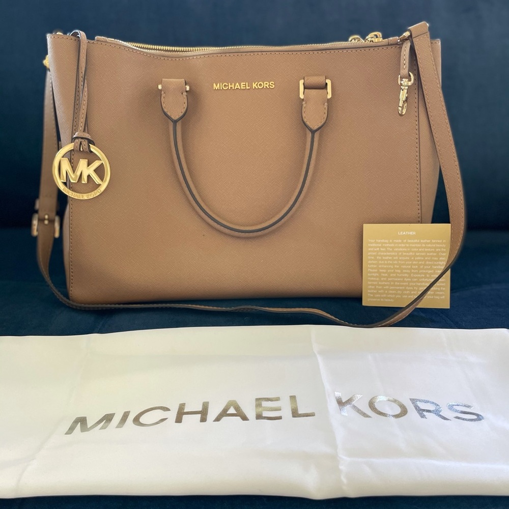 Michael Kors Sutton Satchel - Khaki